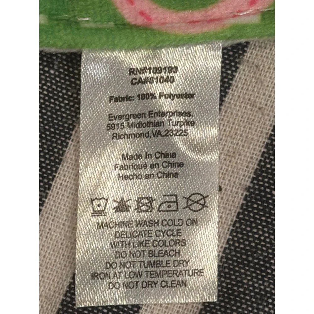 Evergreen Enterprises Farm Animal Baby Blanket Green Plush Reversible 23x27